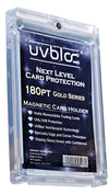 UVBLOC One Touch Card Holder 180pt Magnetic Baseball Jersey Patch Protectors Sleeves Cases for Trading Sports Cards