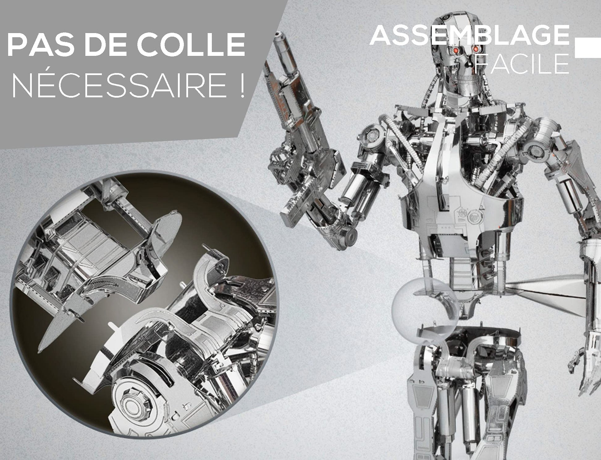 Metal Earth Fascinations Premium Series The Terminator T-800 Endoskeleton 3D Metal Model Kit