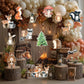 15pcs Woodland Birthday Party Decorations: Woodland Baby Shower Hanging Swirls Decorations Woodland Animal Swirls Ceiling Streamers Decor Forest