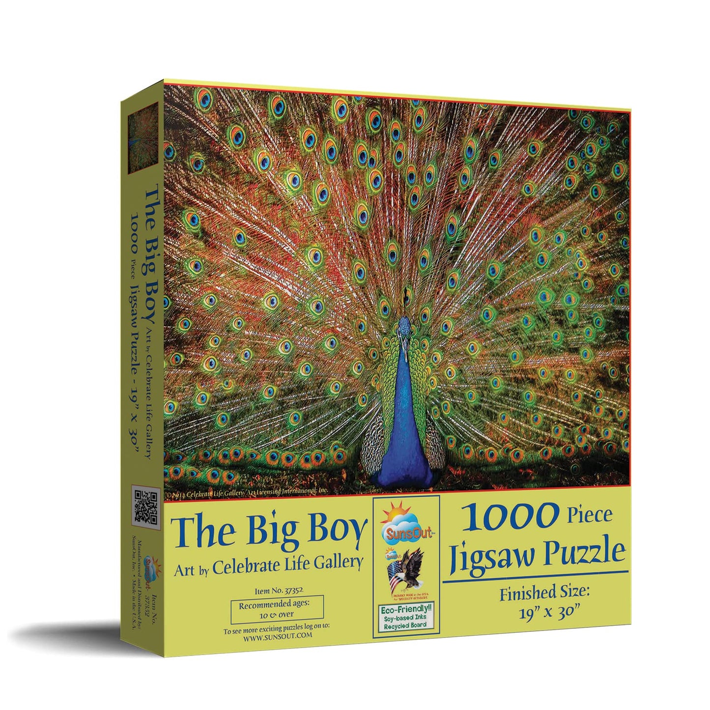 SUNSOUT INC - The Big Boy - 1000 pc Jigsaw Puzzle by Artist: Celebrate Life Gallery - Finished Size 19" x 30" - MPN# 37352