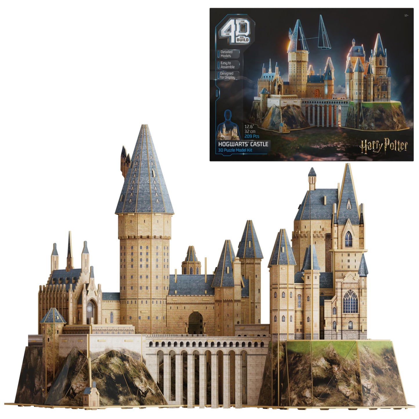 4D Build Harry Potter Hogwarts Castle 3D Puzzle Model Kit for Adults
