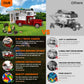 Zylvoxia Camper Van Buliding Block for Adults, 2 in 1 Include Camper Rvs and Farm Pick-up Trucks Building Block Gift for Teens and Adults, Farm Trucks