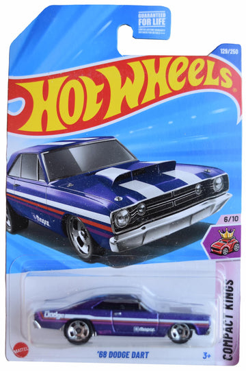 Hot Wheels '68 Dodge Dart, Compact Kings 6/10 [Purple] 129/250