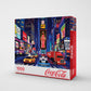 Springbok Coca-Cola City Nights 1000 Piece Jigsaw Puzzle for Adults - Poster Now Included - Unique Cut Pieces - Made in USA