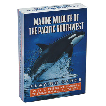 Paradise Cay Publications, Inc. Marine Wildlife of the Pacific Northwest - Playing Cards - Standard 52 Card Deck
