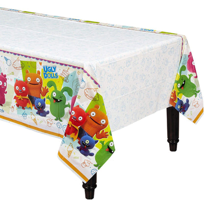 Amscan 572085 UglyDolls Movie Multicolor Plastic Party Table Cover, 54" x 96", 1 piece