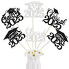 Black Sliver Graduation Table Decorations Graduation Centerpieces for Tables 2025 Graduation Decorations Class of 2025 Graduation Party Centerpieces