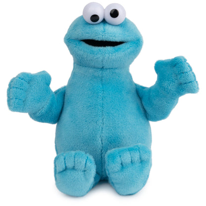 GUND Sesame Street Official Cookie Monster Muppet Beanbag, Premium Plush Toy for Ages 1 & Up, Blue, 6.5”
