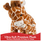 GUND Solana 10-Inch Giraffe with Calf 2-in-1 Plush Toys for Ages 0+