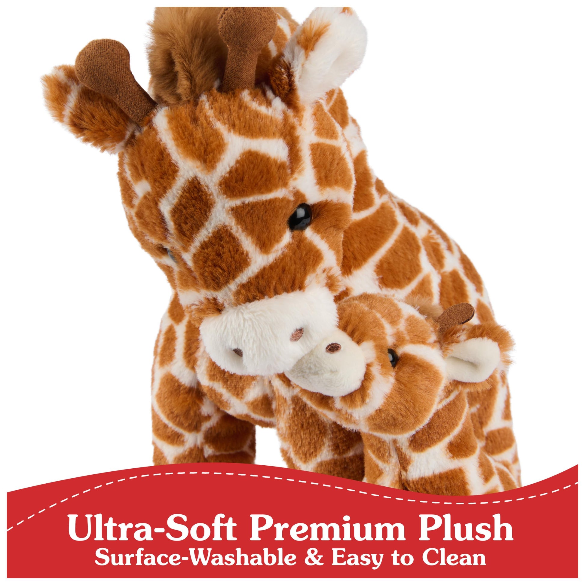GUND Solana 10-Inch Giraffe with Calf 2-in-1 Plush Toys for Ages 0+