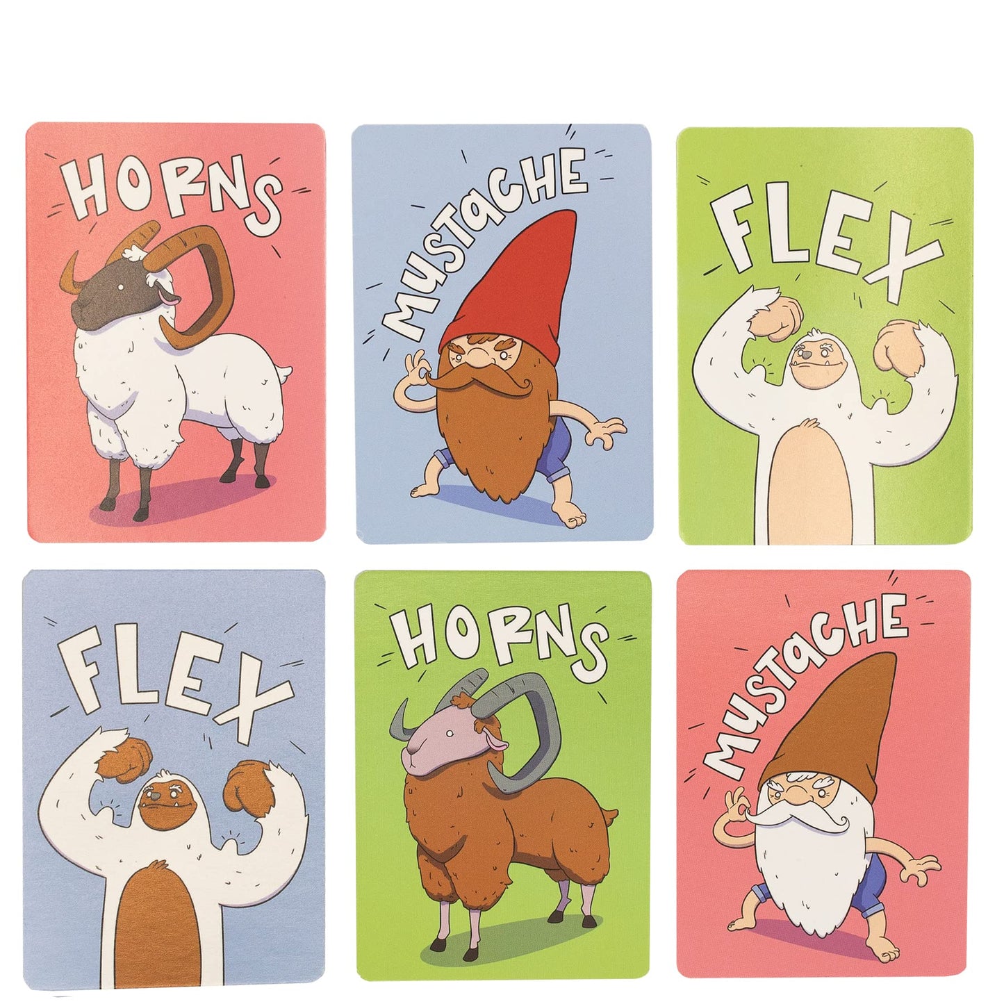 Yeti Slap - Hilarious and Competitive Card Game with Yetis, Best Card Games for Families, Adults, Teens, and Kids, Great Gift for Couples, 2-6 Players
