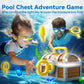 Funscape Kids Pool Diving Toy, Large Treasure Chest Water Dive Pool Games