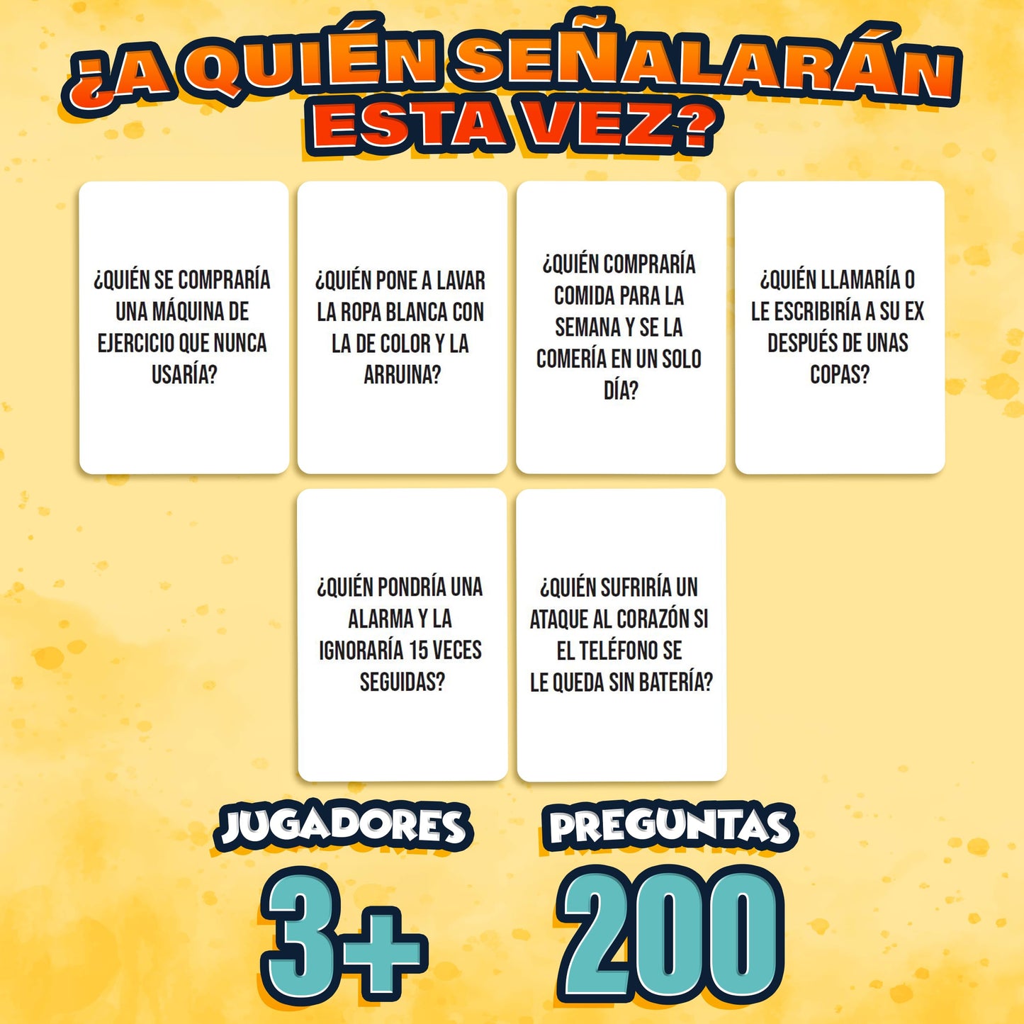 ¿Quién lo Haría? Board game en Español for Family, Friends, Adults & Teens | Juego de Cartas Divertido para Parties, Game Night, Travel, Birthday |