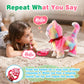 Colorful Leash Walking Cat for Girls Set Toy Interactive Talking Singing Cat Kids Remote Control Walking Kitten Dancing Kitten Mimicking Robotic Kitty
