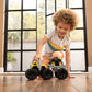 TOMY Monster Treads John Deere Roaring Rev Up Hauler Monster Truck Toy Set - Includes Monster Truck, Trailer, and John Deere Gator - Construction Toys