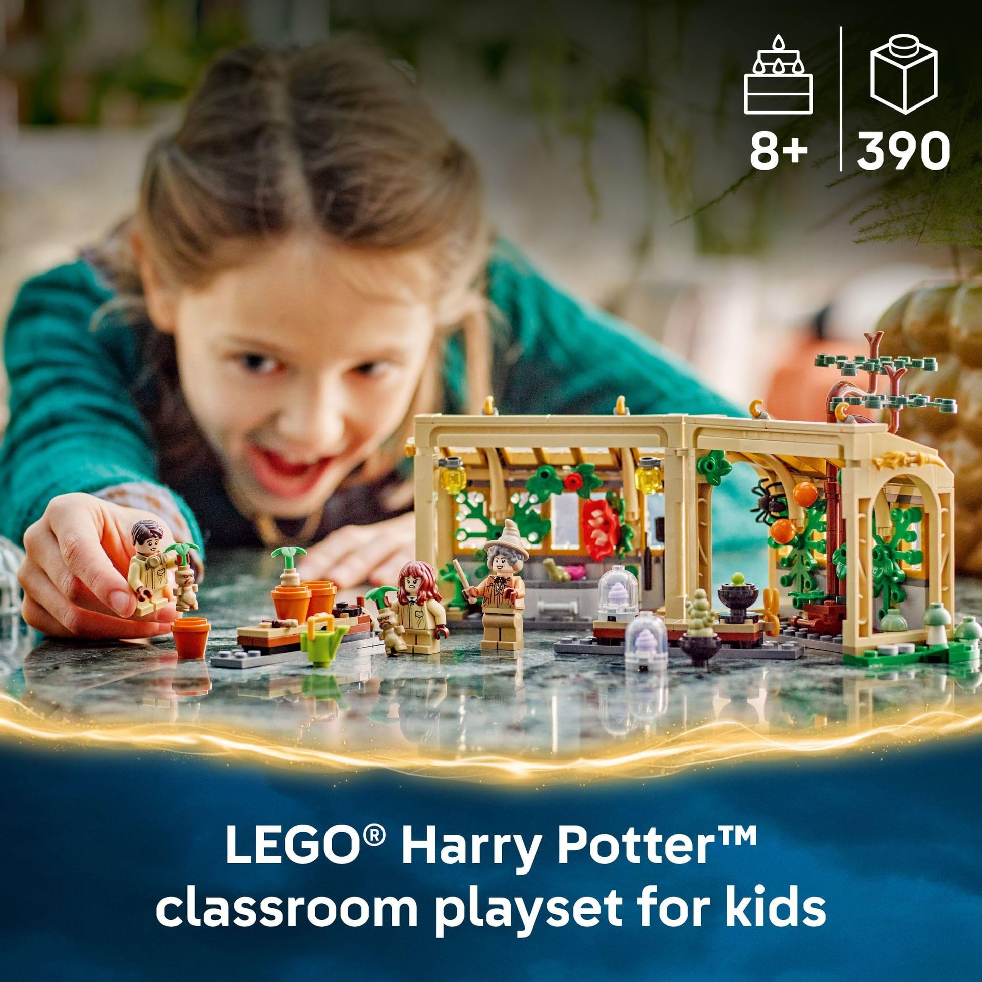 LEGO Harry Potter Hogwarts Castle: Herbology Class Kids Toy - Building and Learning Toy for Pretend Play - Harry Potter Collectible for Boys