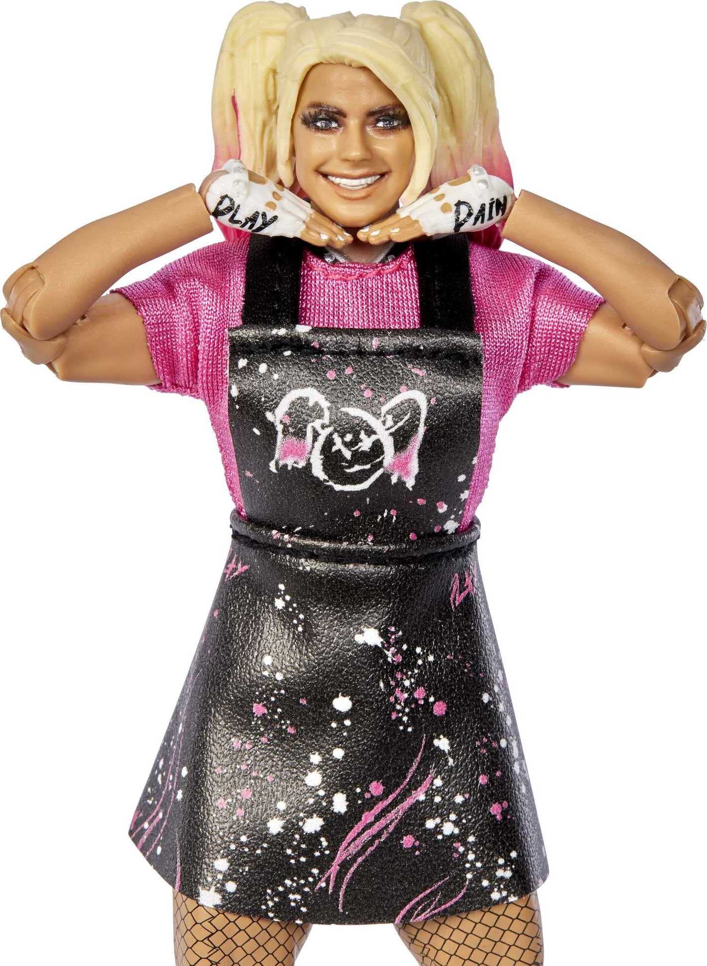 Mattel WWE Ultimate Edition Action Figure & Accessories Set, Alexa Bliss 6-inch Collectible with 30 Articulation Points, Swappable Pieces & Entrance