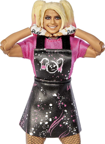 Mattel WWE Ultimate Edition Action Figure & Accessories Set, Alexa Bliss 6-inch Collectible with 30 Articulation Points, Swappable Pieces & Entrance