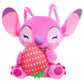 Disney Stitch Small 7-inch Plush Stuffed Animal, Angel with Strawberry, Kids Toys for Ages 2 Up by Just Play
