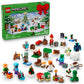 LEGO Minecraft Advent Calendar 2025 Building Toy - Kids Holiday Countdown Set for Boys & Girls, Ages 7+ - 24 Buildable Surprises & 8 Minifigures