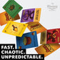 Rivora Games SMACKarang Card Game - Fast-Paced Family & Party Game for Kids 8+, Teens & Adults - 3-6 Players - Color-Matching Action with Unique