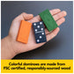 Mindful Classics, Double-Six Wood Dominoes Set Sustainable Classic Games with Wood Storage Case, for Adults and Kids Ages 8 and up
