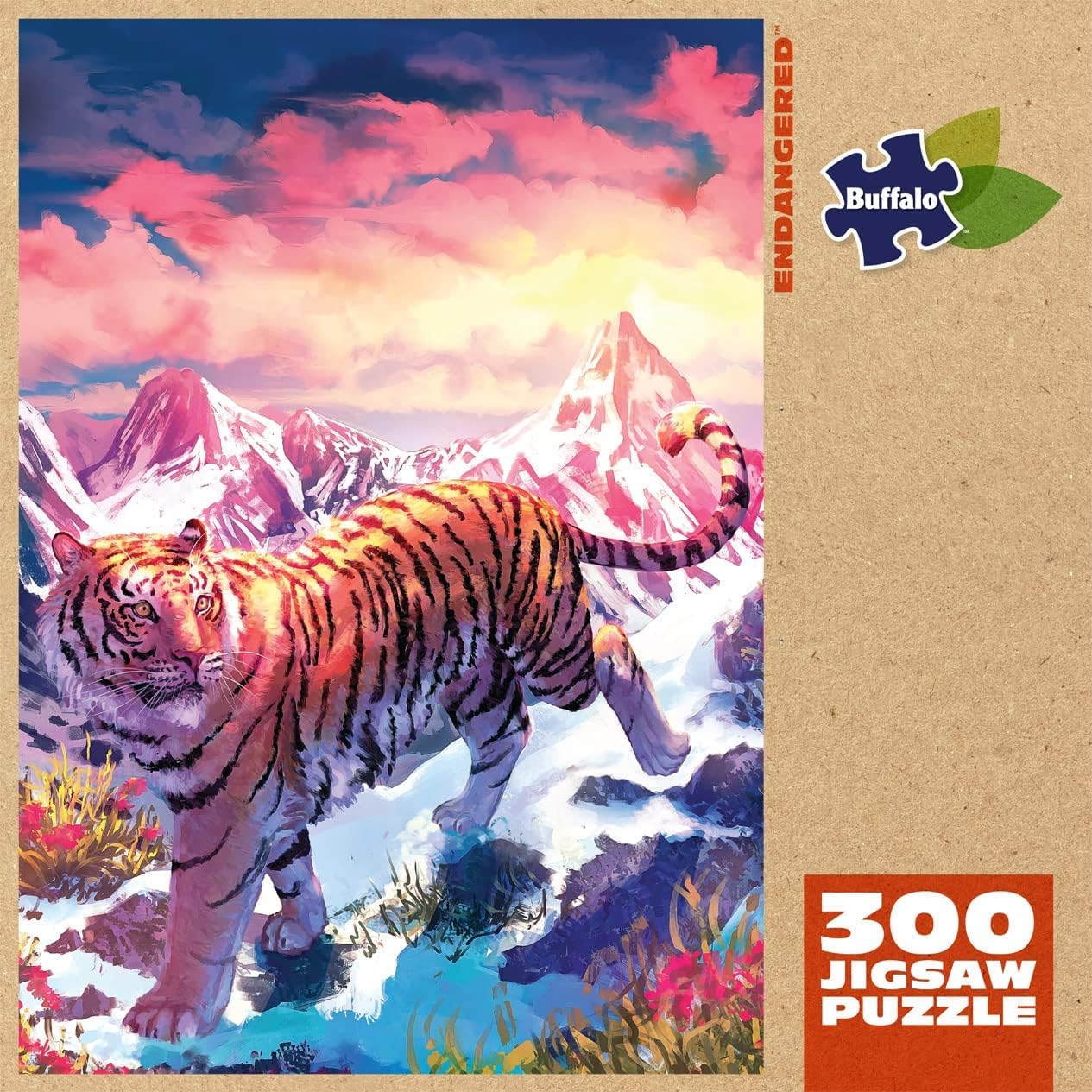 Buffalo Games - Louise Goalby - Endangered - Large Piece Jigsaw Puzzle for Adults 14 and up - Challenging Puzzle Perfect for Game Nights - Finished