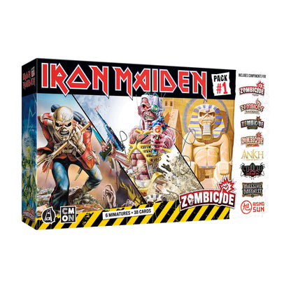 Zombicide Iron Maiden Character Pack #1 - Eddie Miniatures and Game Enhancements! Cooperative Strategy Board Game, Ages 14+, 1-6 Players, 60 Minute
