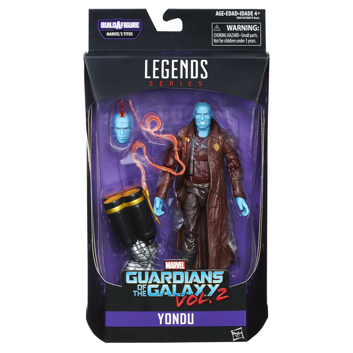 Marvel C0079 Guardians of the Galaxy Legends Series Yondu Action Figure, 6"
