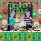 Dvaorc 4 Pack Football Table Covers - 51x86 Inch Football Tablecloths - Birthday Party Theme