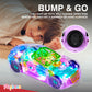 Playbees Light-Up Transparent Car Toy, Toys for Autistic Kids Ages 3-5 Sensory Toy for Kids with Autism Special Needs Toys, Bump and Go Toys