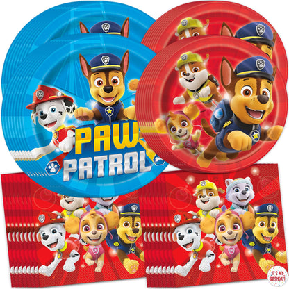 Paw Patrol Plates and Napkins - Paw Patrol Birthday Decorations for Party