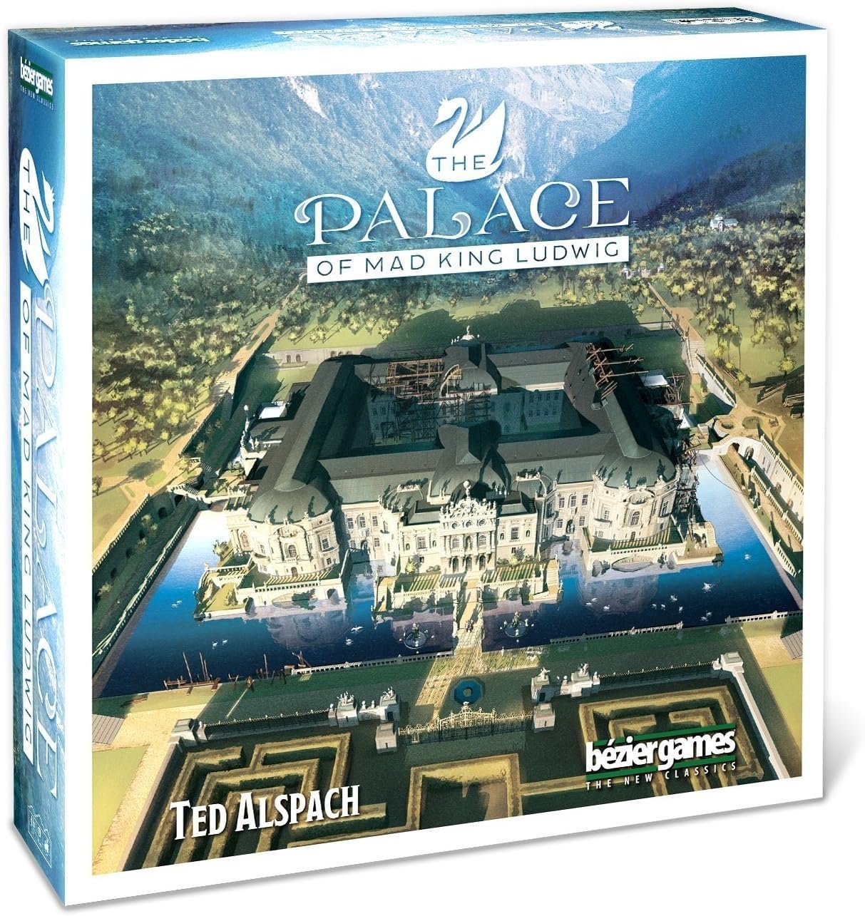Palace of Mad King Ludwig by Bezier Games | for 2 to 4 Players | Ages 13 & Up