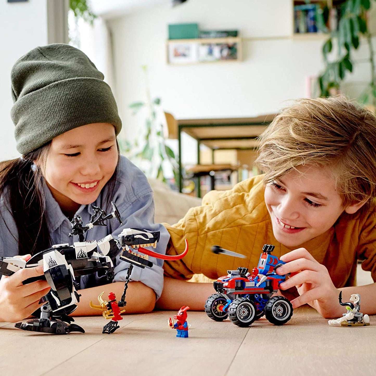 LEGO Marvel Spider-Man Venomosaurus Ambush 76151 Building Toy with Superhero Minifigures; Popular Holiday and Birthday Present for Kids who Love