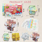 Foraineleyo 3D Paper Folding STEM Kit - Hands-On Math & Geometry Toy Set with 5 Origami Models, Step-by-Step Tutorials & Video Guides for Kids Ages