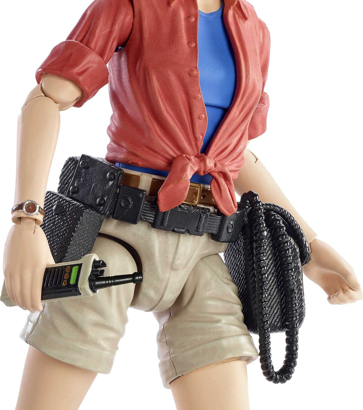 Jurassic World Toys Amber Collection Dr. Ellie Sattler 6-in Action Figure, Swappable Hands & Head, Utility Belt & Radio Accessories, Collectible Gift