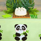 Blue Panda Panda Tablecloth - 54 x 108 in, Green, 3 Pack - Plastic Tablecloth - Disposable Table Cover for Panda Birthday Party Decoration & Theme