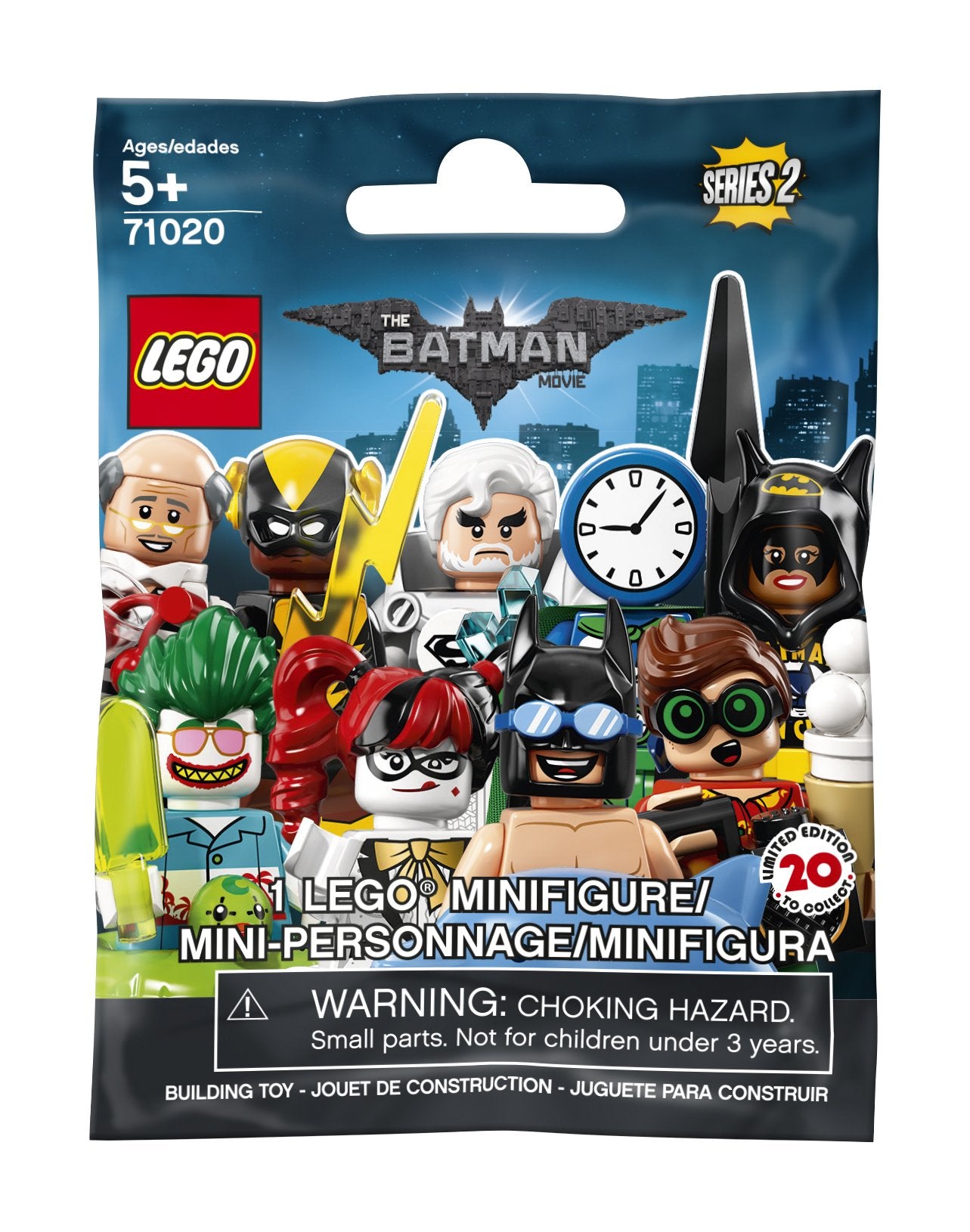 LEGO 71020 Minifigure THE LEGO BATMAN MOVIE Series 2 - 1 Figure