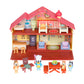 Bluey Toy House Mega Bundle Family Home & BBQ Playhouse Toys, Bingo, Bandit, Chilli, Kids Doll House Playset for Toddlers 3-5, Amazon Exclusive