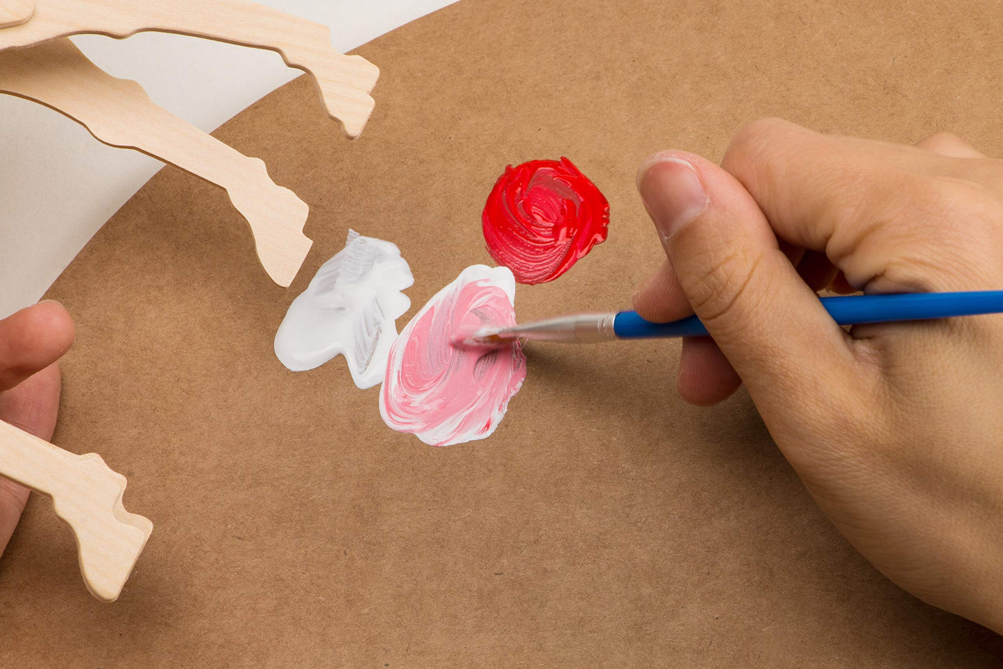 Hands Craft DIY Wooden Puzzle with Paint Kit (T-Rex)