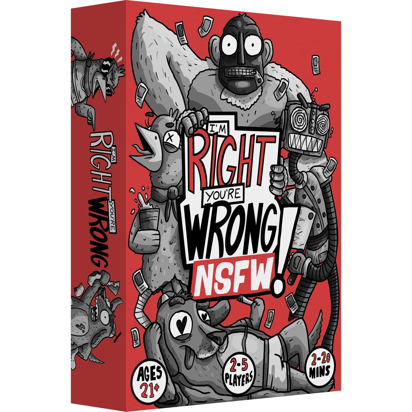 NSFW- A Light Strategy Card Game Where Players Battle for The Last Word (2-5 Players) - Ages 18 and up