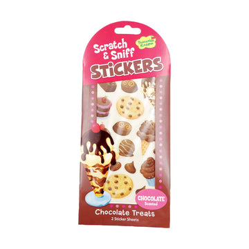 Peaceable Kingdom Scratch and Sniff Chocolate Scented Sticker Pack