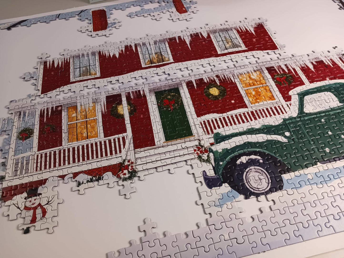 Snappy Puzzles Snowed in, Snuggled Up | 1000-Piece Jigsaw Puzzle for Adults | Made in The USA with Satin Finish