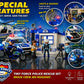 Tiny Force Toy Police Set - Police Car Play Set for Toddler Boys, Kids Toys for Imaginative Play, Safe Police Toys & Gifts