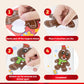 JOYIN 36 Pcs Christmas Make-a-face Sticker Sheets Make Your Own Xmas Characters Sticker with Santa Santa, Gnome, Reindeer, Snowman, for Kids Party