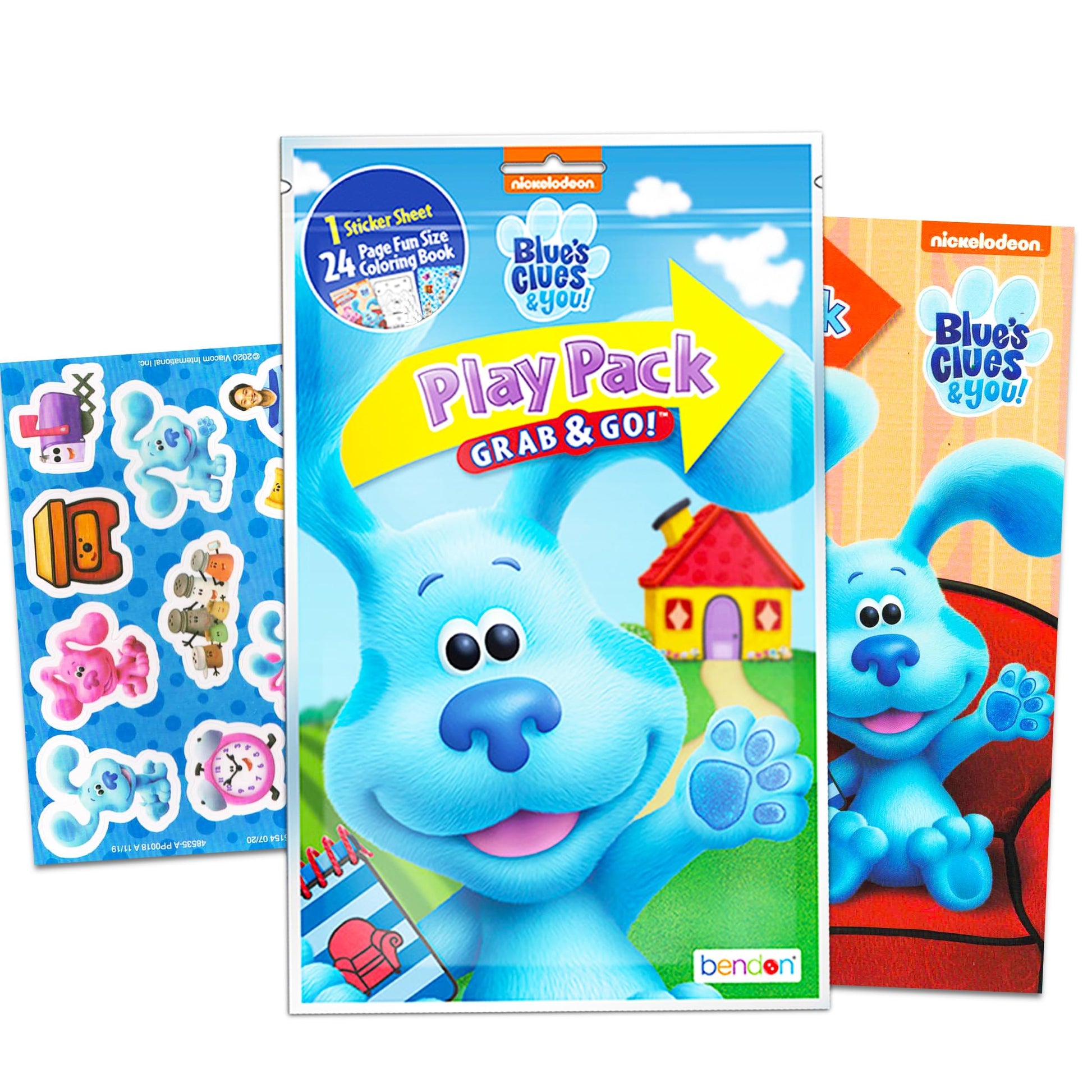 Blues Clues Party Favors Packs ~ Bundle Includes 12 Sets with Blue's Clues and You! Stickers, Coloring Books and More | Party Supplies