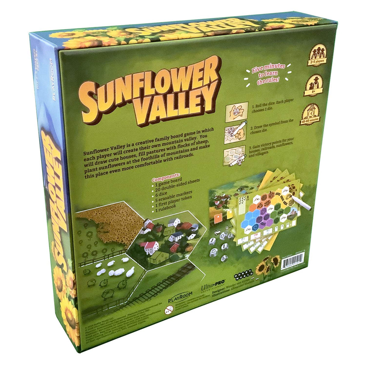 Playroom Entertainment Ultra Pro Sunflower Valley, Multi-Colored