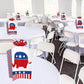 Big Dot of Happiness Republican Election - Table Decorations - Political Party Fold and Flare Centerpieces - 10 Count