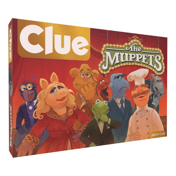 CLUE: The Muppets, Classic Board Game, Solve The Mystery in The Muppet Theater with Kermit, Fozzie, & More, Discover Who, Where, and What Weapon was