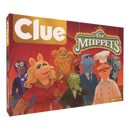 CLUE: The Muppets, Classic Board Game, Solve The Mystery in The Muppet Theater with Kermit, Fozzie, & More, Discover Who, Where, and What Weapon was